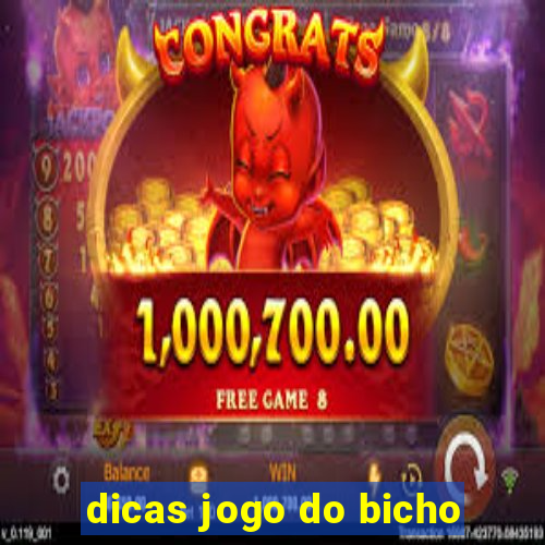 dicas jogo do bicho